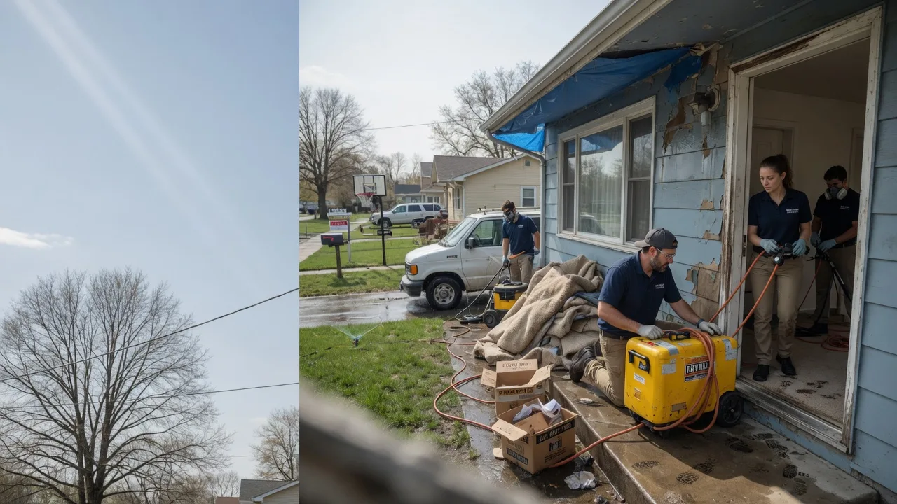 Basement Flood Cleanup in Andover, MN near me
